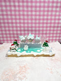 ❄️ Dimoo Winter Wonderland Display – Handmade Kawaii Decor