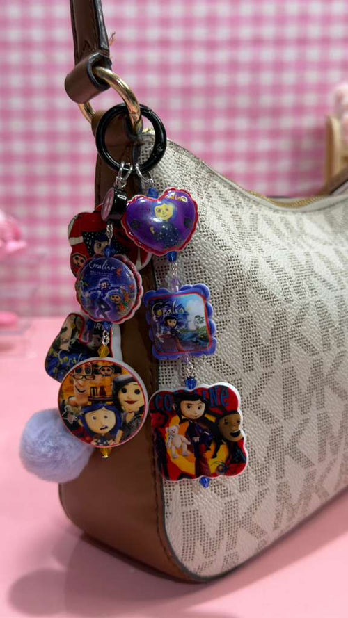 Coraline Bag Charm Keychain
